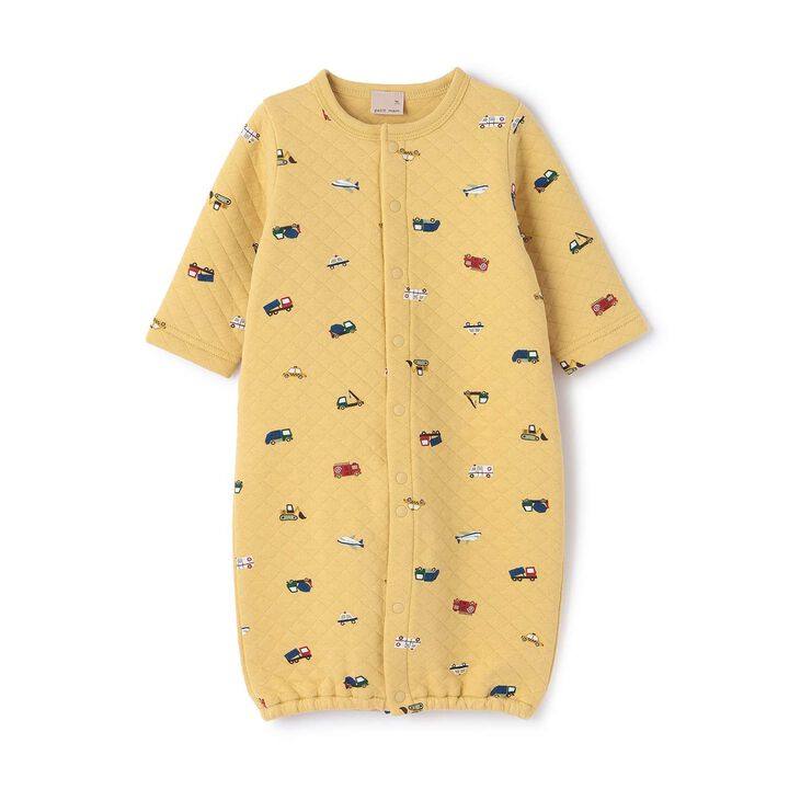 Quilted Car Pattern 2 WAY All-in-One,Yellow, medium image number 0