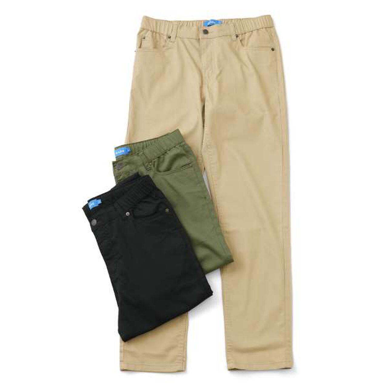 Cotton-Poly Stretch Twill Slim Pants,Beige, large image number 4