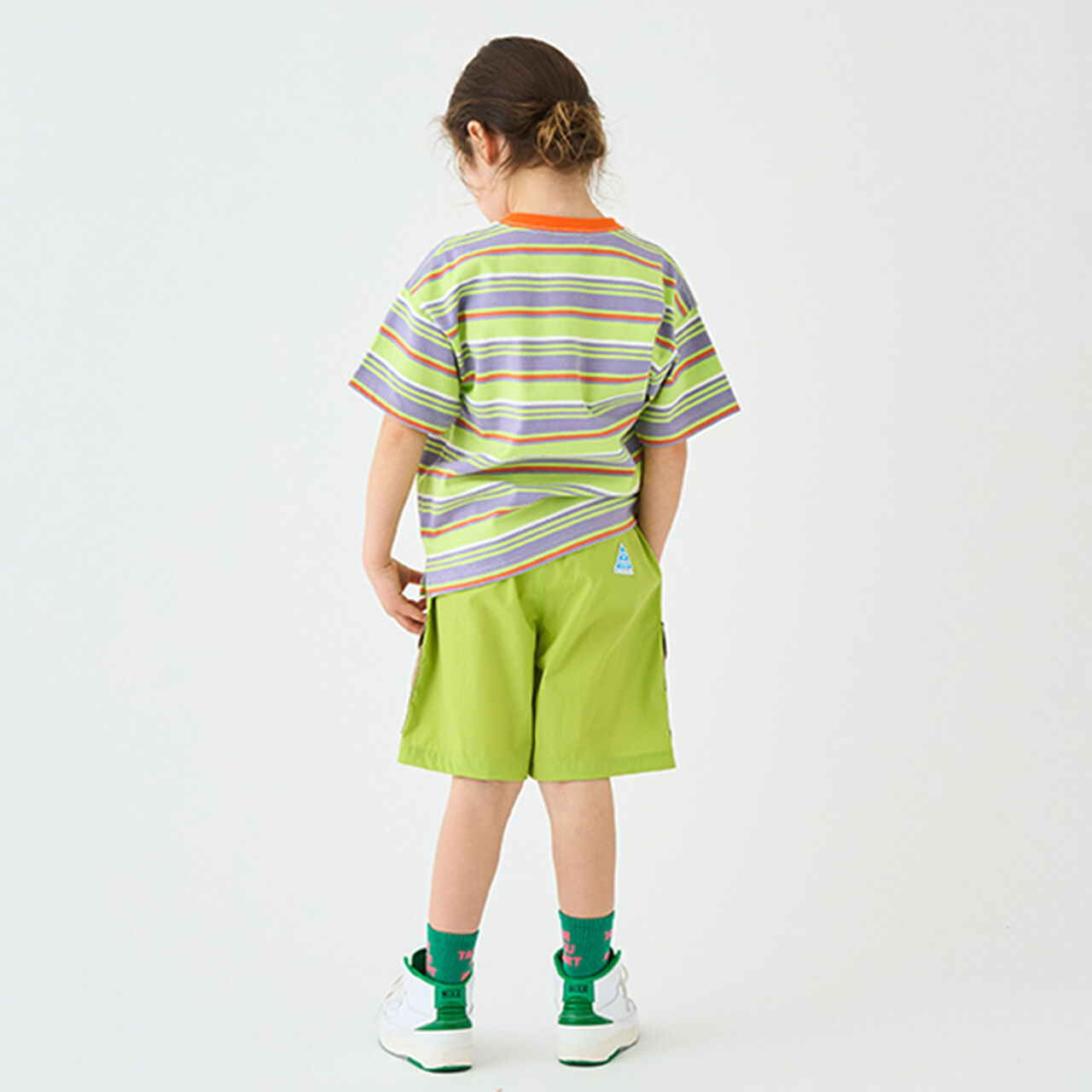 [4 WAY] Stretch Cargo Half Pants,Lavender, large image number 11