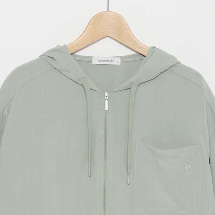 UV Protection Sheer Jacket,Ivory, medium image number 8