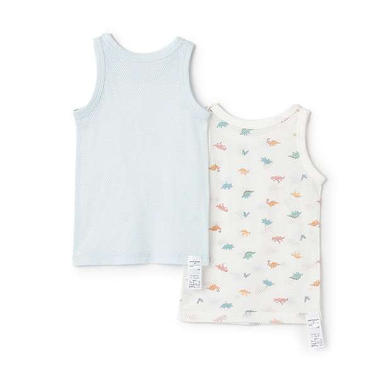 [Weak Acidity] Mesh Tank Undergarments 2P,Ivory, large image number 1