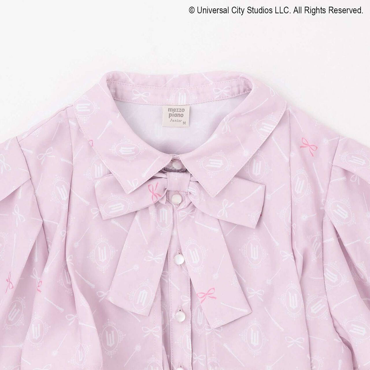 [WICKED] All-Over Pattern One-Piece Dress,Pink, large image number 2