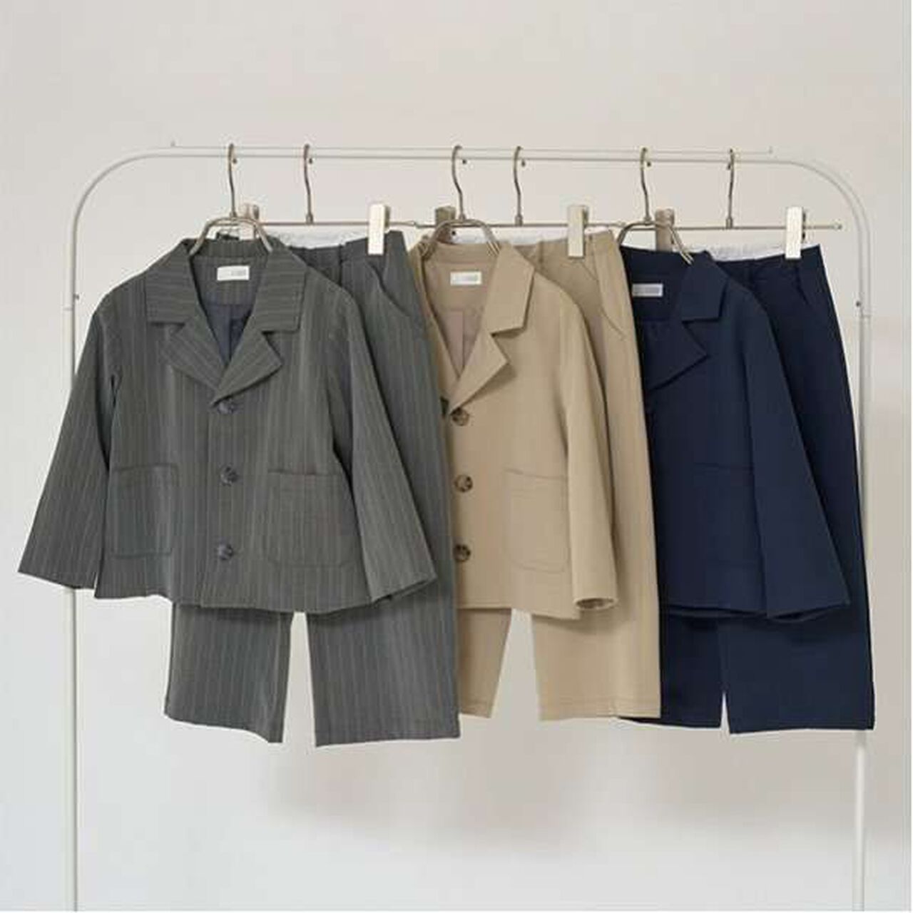 Occasion Jacket & Pants Set,Beige, large image number 1