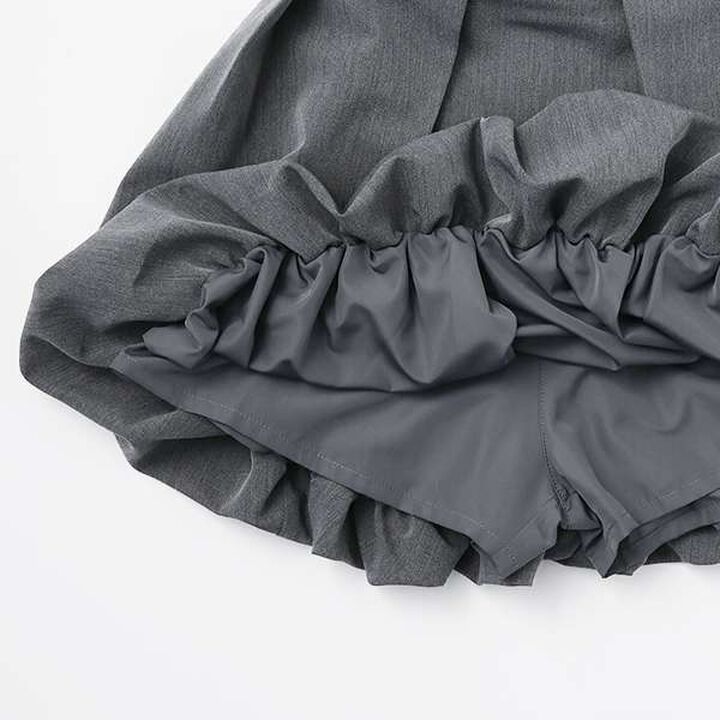 [DHOLIC] Balloon Skirt Pants,Gray, medium image number 9