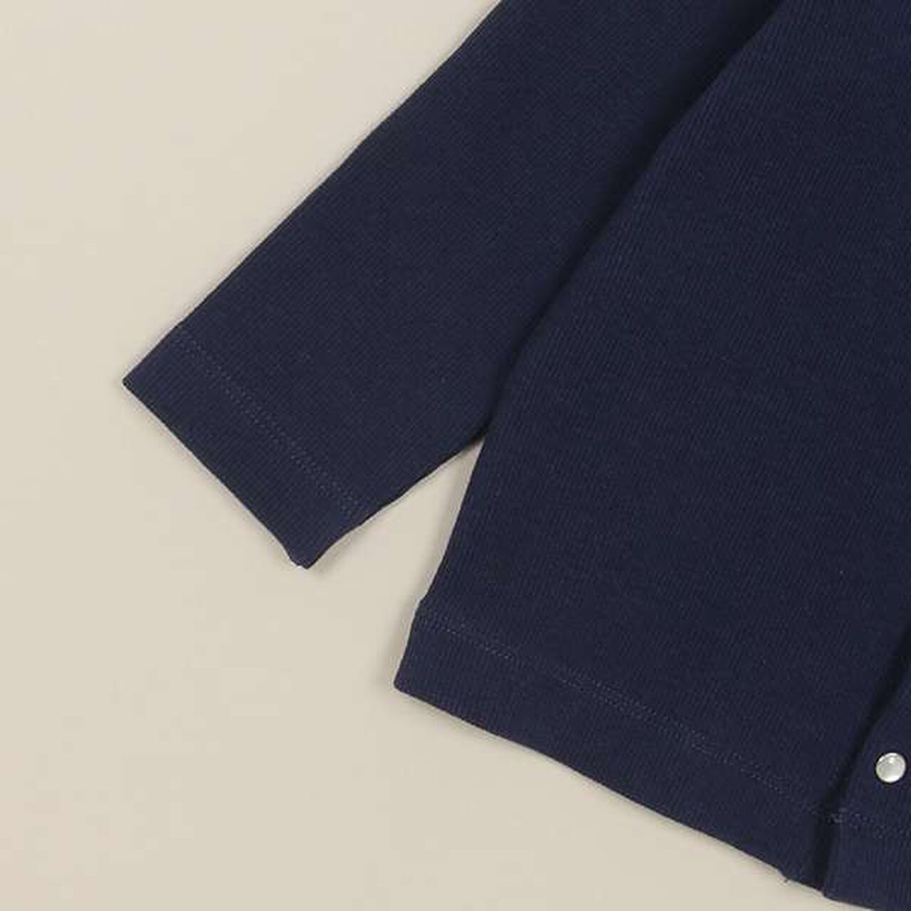 Ribbed Cardigan,Red, large image number 3