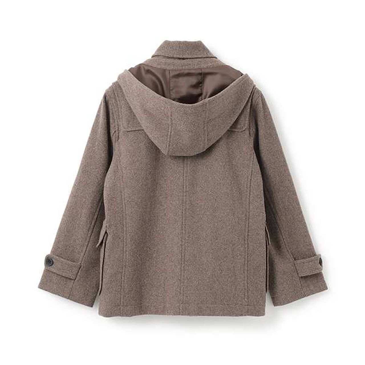 [Graduation Attire] Lightweight Quilted Lining Mid-Length Duffle Coat,Navy, large image number 1