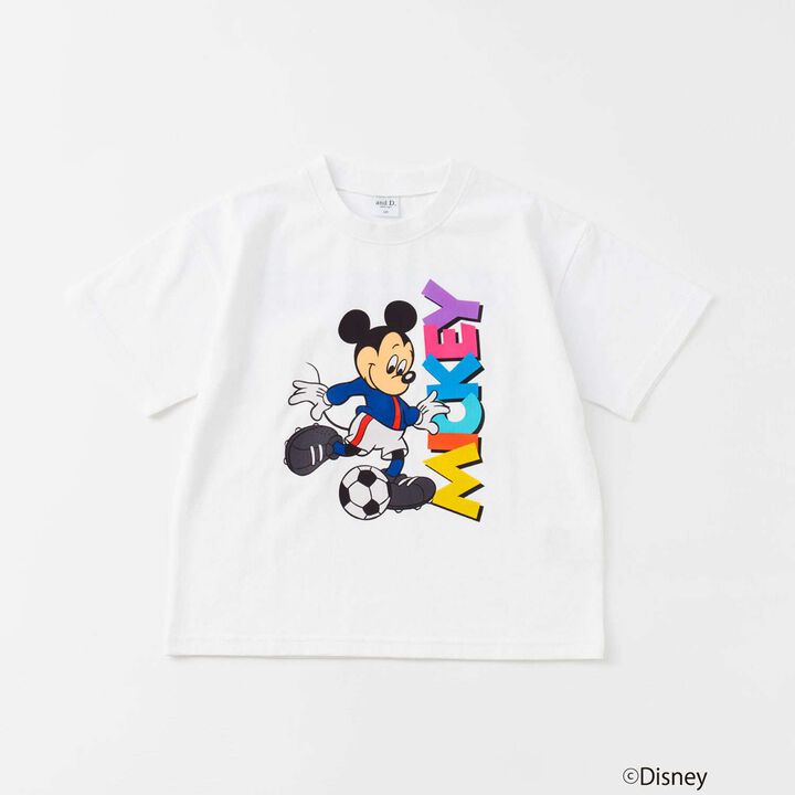 [Parent-Child Matching] [Disney] Soccer Short-Sleeve T-Shirt,White, medium image number 12