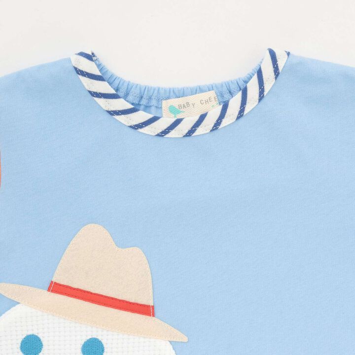 Seal Print T-Shirt,Off white, medium image number 5