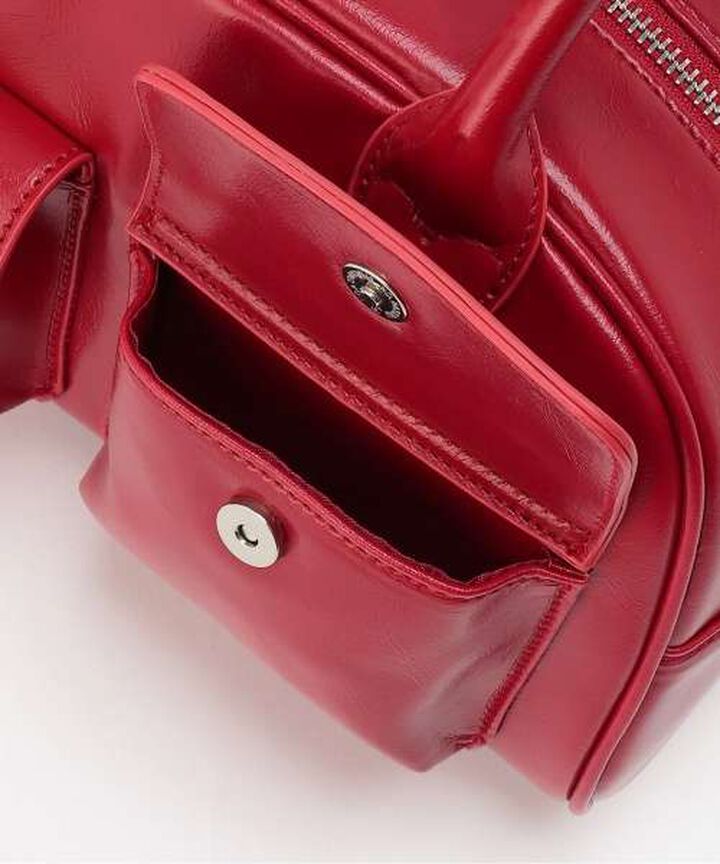 Berie-chan Ribbon Boston Bag,Red, medium image number 9