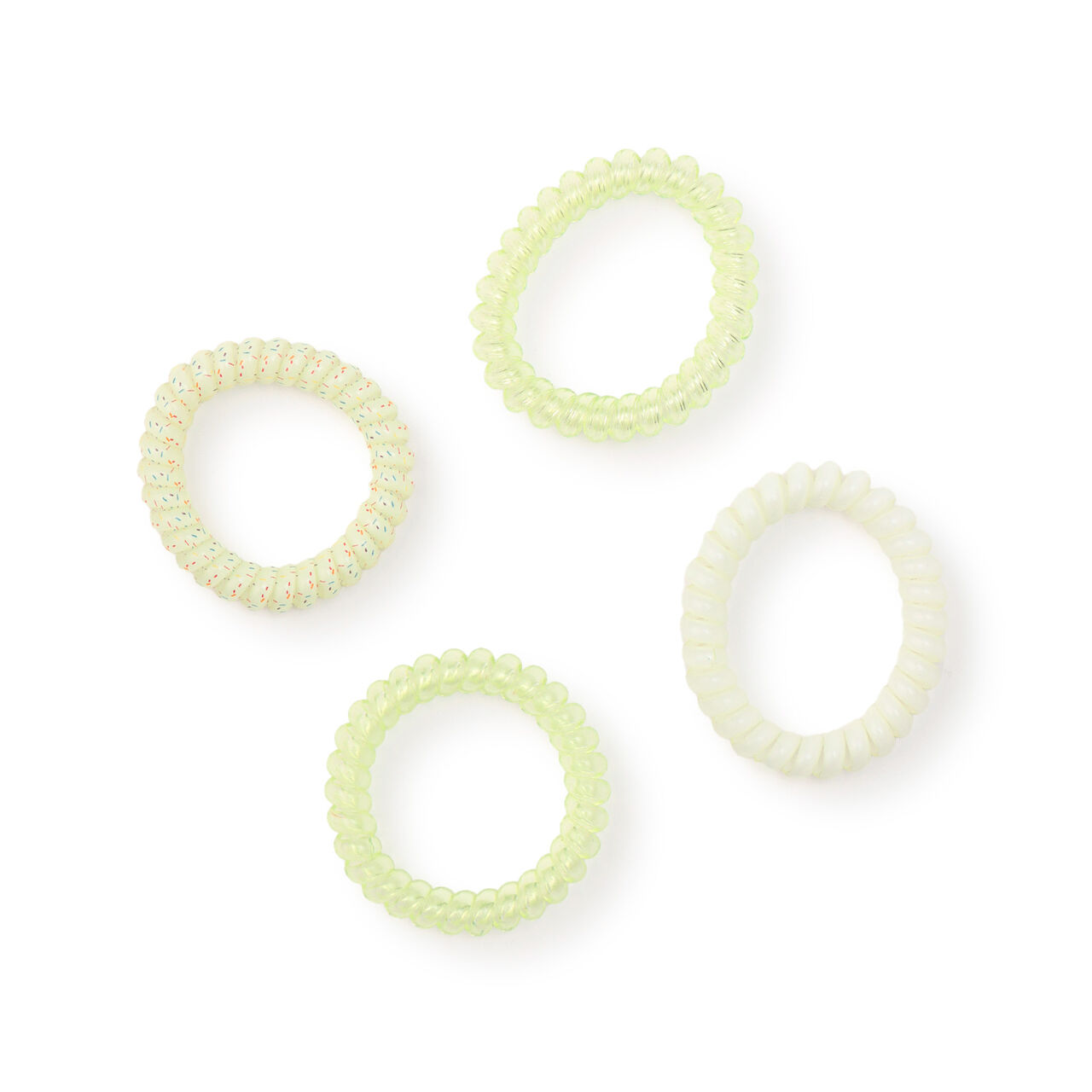 Twist Hair Tie,Light green, large image number 0