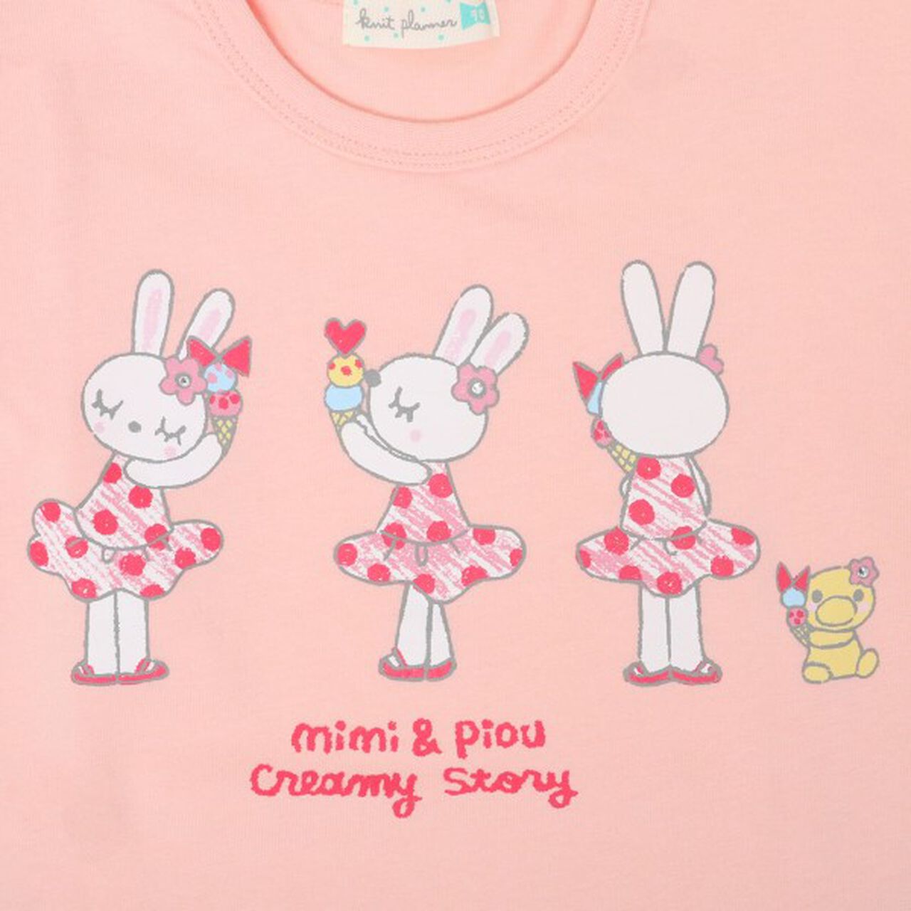 KP Ice Rabbit Print Long-Sleeve T-Shirt (80-90),Navy, large image number 2