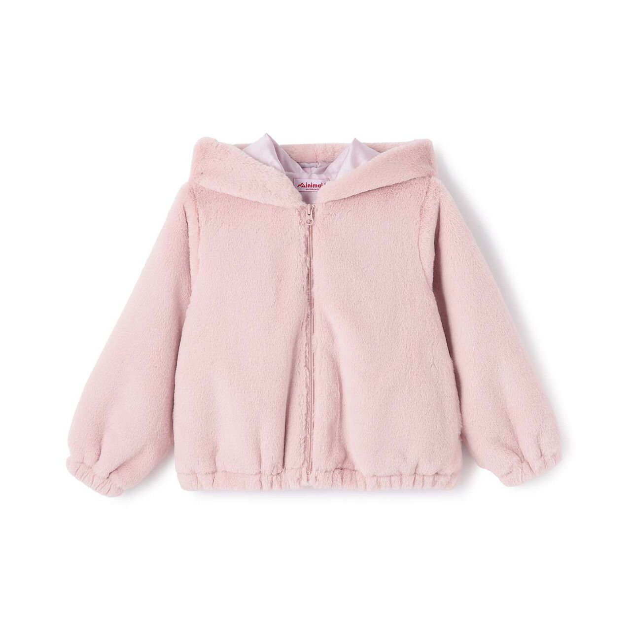 Faux Fur Bomber Jacket,Pink, large image number 10