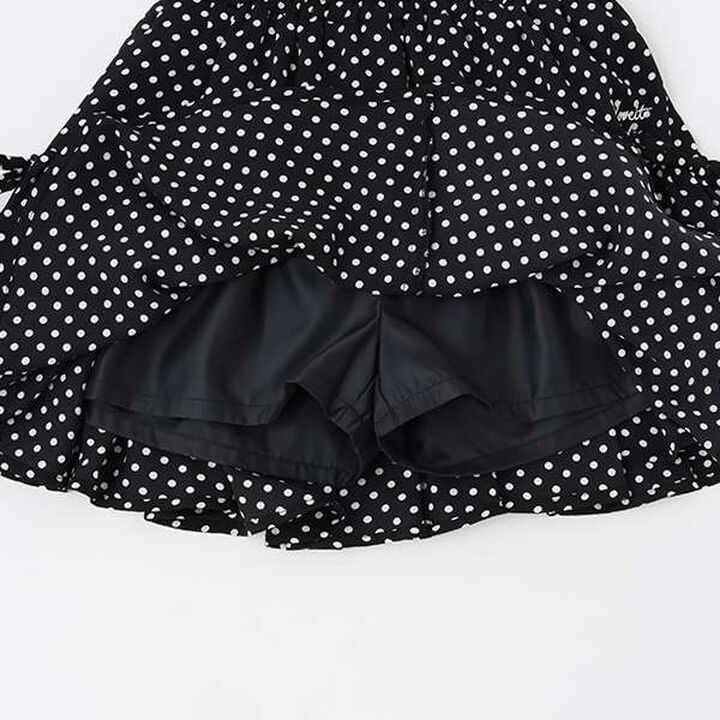 Polka Dot Tiered Skirt,Off white, medium image number 6
